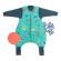 Sac de dormit cu picioruse si maneca lunga detasabila under the sea 80 cm + manseta 2.5 tog
