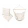 Scaun brazilian, tip hamac, cu 2 perne modernhome gw-917 - alb