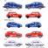 Set majorette french touch cu 5 masinute