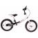 Bicicleta fara pedale cu frana si cadru variabil, roti gonflabile, boomerang sportrike - alb