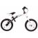 Bicicleta fara pedale cu frana si cadru variabil, roti gonflabile, boomerang sportrike - alb