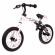 Bicicleta fara pedale cu frana si cadru variabil, roti gonflabile, boomerang sportrike - alb