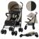 Carucior sport kidwell qugar beige black