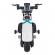 Motocicleta electrica future qls-805, roti din plastic + 2 roti ajutatoare, 88x46x56 cm, putere 25w - alb