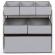 Organizator jucarii cu cadru din lemn plain