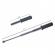 Baston telescopic flexibil maner cauciuc, 47 cm, argintiu