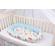 Babynest model dinozauri bleu 0-12 luni
