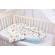 Babynest model dinozauri bleu 0-12 luni