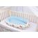 Babynest model dinozauri bleu 0-12 luni