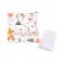 Lenjerie 3 piese model animalute + protectie impermeabila patut 120x60 cm