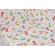 Lenjerie 3 piese model dinozauri + protectie impermeabila patut 120x60 cm