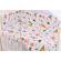 Lenjerie 6 piese patut 120x60 cm bumbac 100% model animalute