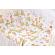 Lenjerie 6 piese patut 120x60 cm bumbac 100% model caprioare