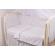 Lenjerie 6 piese patut 120x60 cm bumbac 100% model stelute roz