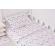 Lenjerie pat 90x200 cm, 3 piese model fluturasi