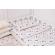 Lenjerie pat 90x200 cm, 3 piese model rachete