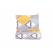 Lenjerie patut gradinita 5 piese bumbac 100% model forme geometrice