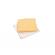 Set 2 museline bumbac organic galben si alb 80x80 cm