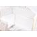 Set complet 7 piese lenjerie si aparatori model stelute mici bleu patut 120x60 cm