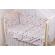 Set complet 7 piese lenjerie si aparatori patut 120x60 cm model fluturasi