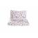 Set lenjerie 3 piese pentru patut incastrabil model fluturasi