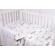 Lenjerie 5 piese patut 120x60 cm bumbac 100% model  soldatei gri