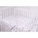 Lenjerie 6 piese patut 120x60 cm bumbac 100% model fluturasi multicolori