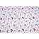 Lenjerie 6 piese patut 120x60 cm bumbac 100% model fluturasi multicolori