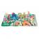 Centru de activitate orasel educational cu blocuri din lemn 121 piese ecotoys