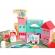 Centru de activitate orasel educational cu blocuri din lemn 121 piese ecotoys