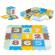 Salteluta de joaca din spuma eva cu 25 de piese ecotoys 32511 - multicolor