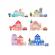 Set cuburi de constructii creative ecotoys hm015220, din lemn, 115 blocuri