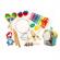 Set muzical din lemn ecotoys cu 10 instrumente multicolor