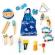 Set muzical din lemn cu 16 instrumente ecotoys