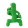 Jucarie de plus ideallstore® rainbow friends roblox, green monster, 24 cm, verde