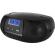 Radio cd player ecg cdr 500 negru, tuner fm cu memorie 20 de posturi