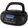 Radio cd player ecg cdr 500 negru, tuner fm cu memorie 20 de posturi