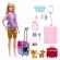 Set papusa barbie cu doua animalute din jungla