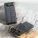 Baterie externa cd281, panou solar, 4 cabluri, 12000mah