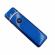 Bricheta electronica cu incarcare usb, buton cu lumina, 9 cm, albastru