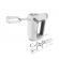 Mixer de mana eta lento 0051 90000, 500 w, 4 viteze, 2 teluri, 2 carlige