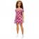 Papusa barbie fashionistas satena cu rochie roz cu buline