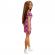 Papusa barbie fashionistas satena cu rochie roz cu buline