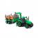 Tractor cu remorca lemne progresso, 40x11.5x17 cm, polesie