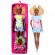 Papusa barbie fashionista cu par afro blond