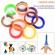 Set 10 filamente pla a 5 metri pentru creion 3d, 1.75 mm, 50 m, plastic, 40℃, multicolor