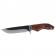 Cutit de vanatoare ideallstore®, lion blade, 25 cm, otel inoxidabil, maro, teaca inclusa