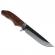 Cutit de vanatoare ideallstore®, lion blade, 25 cm, otel inoxidabil, maro, teaca inclusa