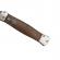 Cutit din otel damasc, ideallstore®, spring knife, 23 cm, maro