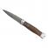 Cutit din otel damasc, ideallstore®, spring knife, 23 cm, maro